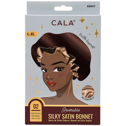 cala silky satin bonnet