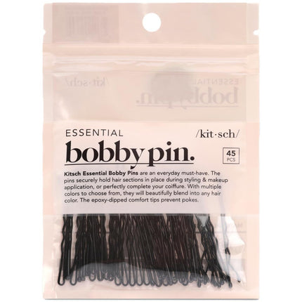 kitsch Black Bobby Pins 45pc Set