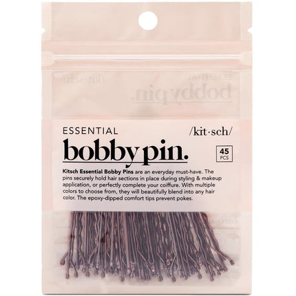 kitsch Brown Bobby Pins 45pc Set