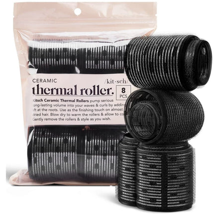 kitsch Ceramic Thermal Rollers 8pc Set