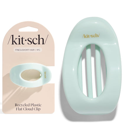 kitsch Sage Leaf Flat Cloud Clip - Small