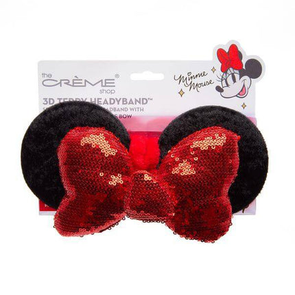 The Creme Shop Disney 3D Teddy Headyband In Ruby Glitz