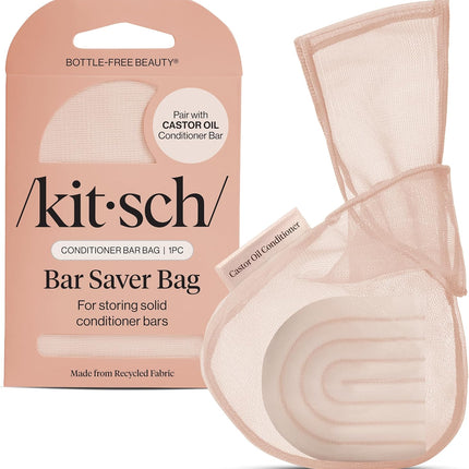 kitsch Castor Oil Conditioner Bar Saver Bag