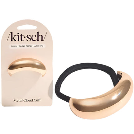 kitsch Gold Metal Cloud Cuff - Large