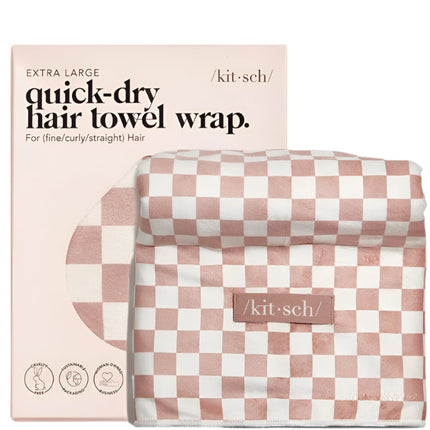 kitsch-terracotta-checker-xl-hair-towel-wrap-1