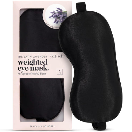 kitsch Lavender Scented Satin Weighted Eye Mask