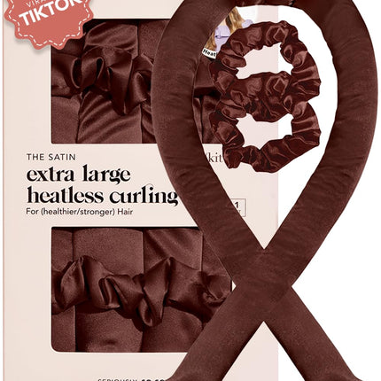 kitsch XL Heatless Hair Curler - Chocolate