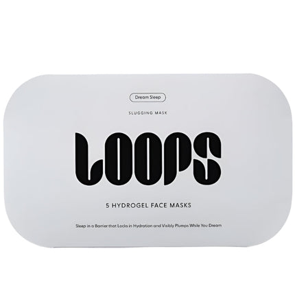 LOOPS Dream Sleep - Nighttime Slugging Hydrogel Face Mask - 5 Pack