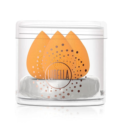 lurella-cosmetics-mini-teardrop-sponge-pack-orange-1
