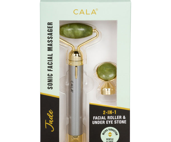 Cala 2-in-1 Jade Sonic Facial Massager