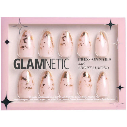 Glamnetic 24K Short Almond Press On Nails