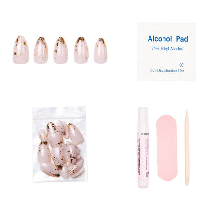 Glamnetic 24K Short Almond Press On Nails