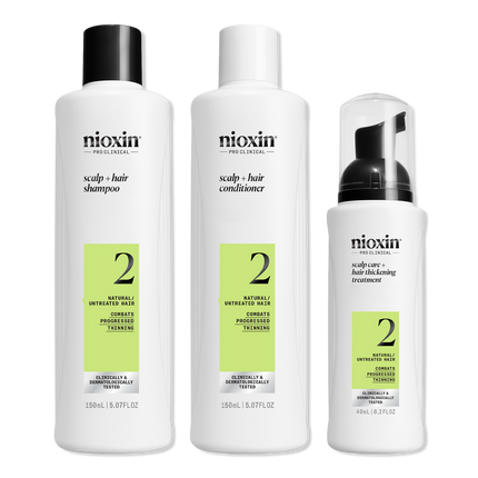 Nioxin System Kit 2 - Natural Hair With Progressed Thinning