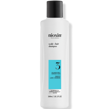 Nioxin System 3 Shampoo - Color Treated With Light Thinning