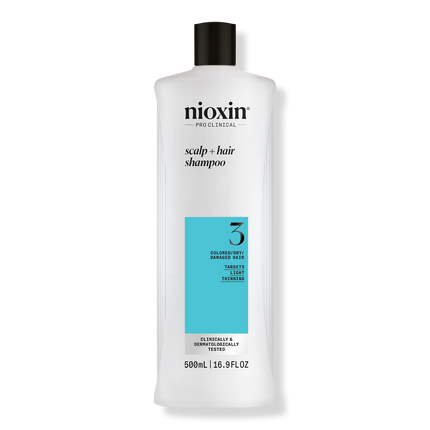 Nioxin System 3 Shampoo - Color Treated With Light Thinning