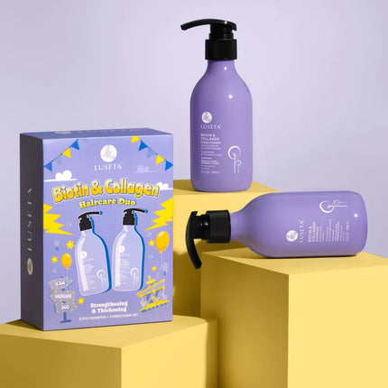 Luseta Biotin & Collagen Shampoo & Conditioner Set