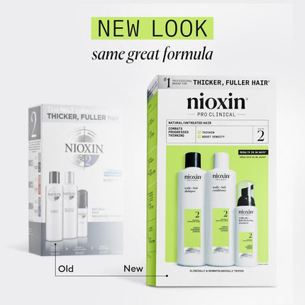 Nioxin System Kit 2 - Natural Hair With Progressed Thinning