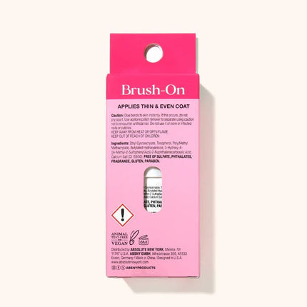 Absolute New York Glamify Brush-On Pink Nail Glue