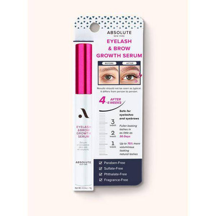 Absolute New York Eyelash & Brow Growth Serum MEBS01