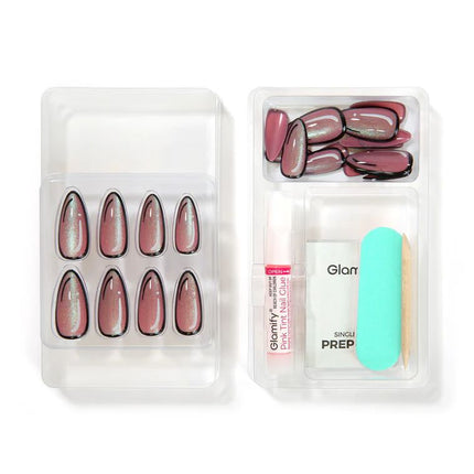 Absolute New York Glamify NTCW03 Clawtoon Press On Nails - Almond Long
