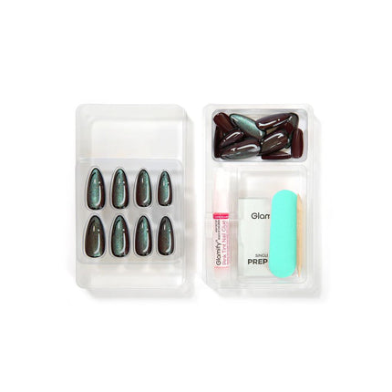 Absolute New York Glamify NTCW06 Clawtoon Press On Nails - Almond Long