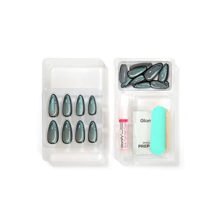 Absolute New York Glamify NTCW07 Clawtoon Press On Nails - Almond Long