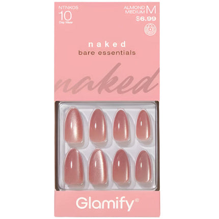 Absolute New York Glamify NTNK05 Naked Press On Nails - Almond Medium