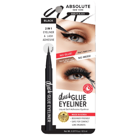Absolute New York Dual Lash Glue Eyeliner - Blissible