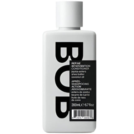 BACK OF BOTTLE Refine Intervention Shampoo