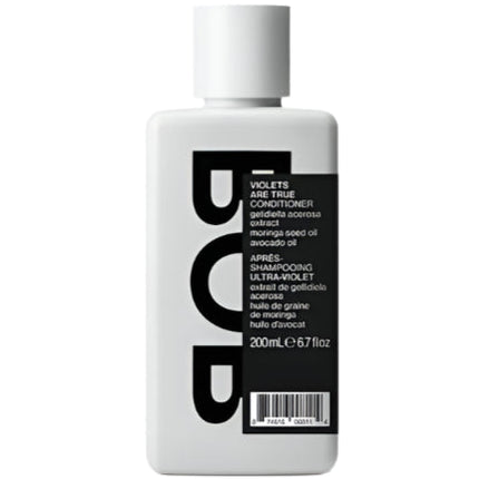 BACK OF BOTTLE Violets Are True Conditioner