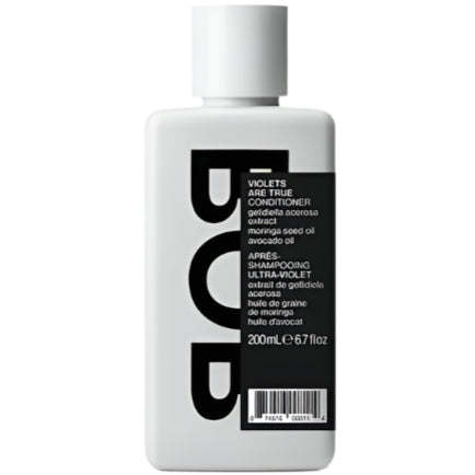 BACK OF BOTTLE Violets Are True Conditioner