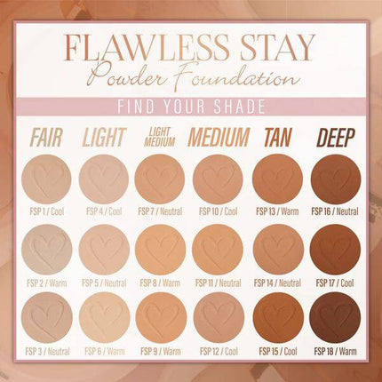 Beauty Creations Flawless Stay Powder Foundation - HB Beauty Bar