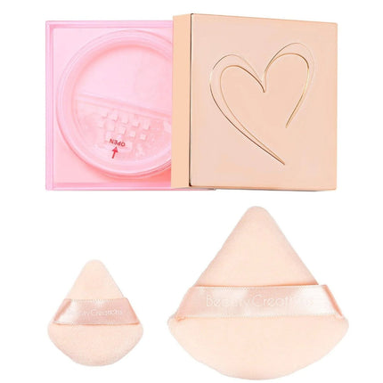 Beauty Creations Pink Cloud Setting Powder + Puff Set (Talk Free)