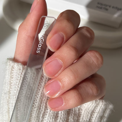 GlossyGlass Glass Nail Buffer - Square Edge