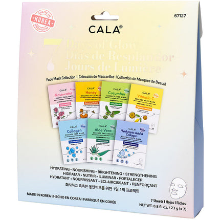 CALA 7 Days Of Glow Essence Face Masks (7 PCS)