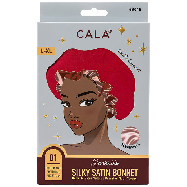 cala silky satin bonnet