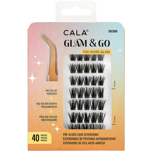 Cala Glam & Go - More Glam Pre-Glued Clusters