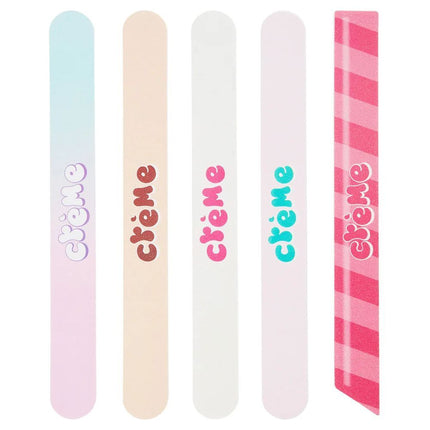 Creme Shop Boba Bears "Smooth As Boba" Nail Files (Set Of 5)