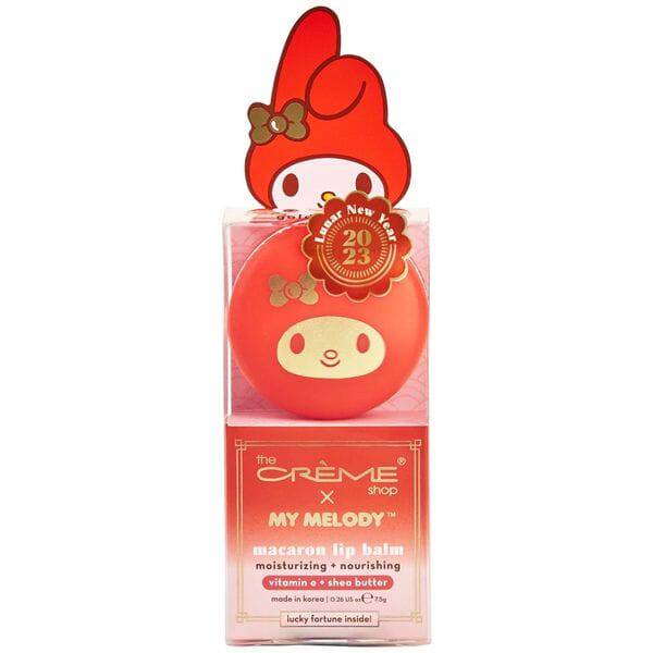 Creme Shop My Melody Lunar New Year Macaron Lip Balm - Golden Kiwi Flavored