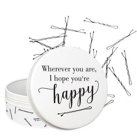 Cricket I Hope Youre Happy Bobby Pin Tin