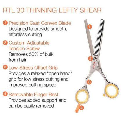 Cricket Roc-it Dog RTL 30 LEFTY Thinning Shear (Left Handed)