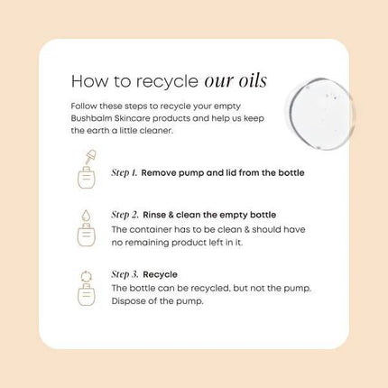 Piña Colada Dark Spot Oil Bushbalm Recycle Instructions