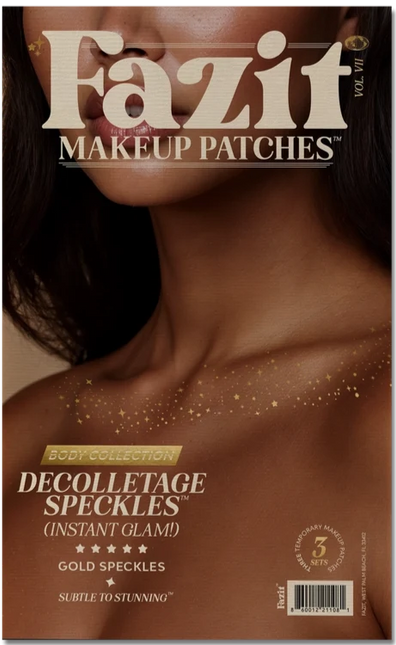Fazit Gold Decolletage Glitter Makeup Patches