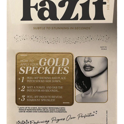 Fazit Gold Decolletage Glitter Makeup Patches