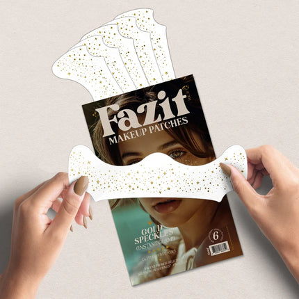 Fazit Gold Glitter Freckles Makeup Patches
