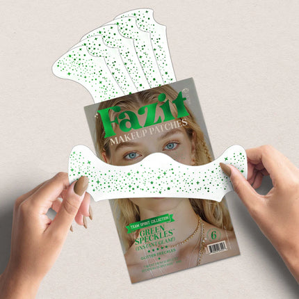 Fazit Green Spirit Speckles Makeup Patches - Team Spirit Collection