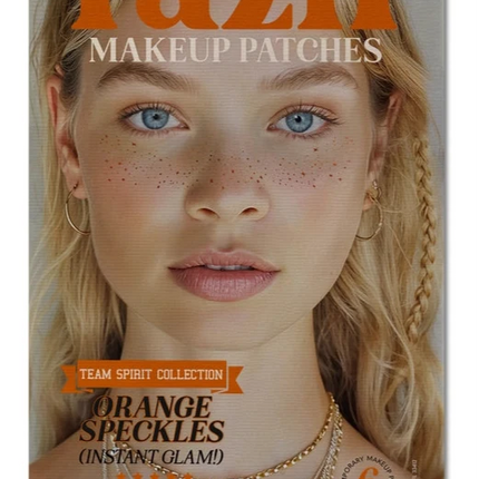 Fazit Orange Spirit Speckles Makeup Patches - Team Spirit Collection