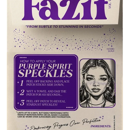 Fazit Purple Spirit Speckles Makeup Patches - Team Spirit Collection