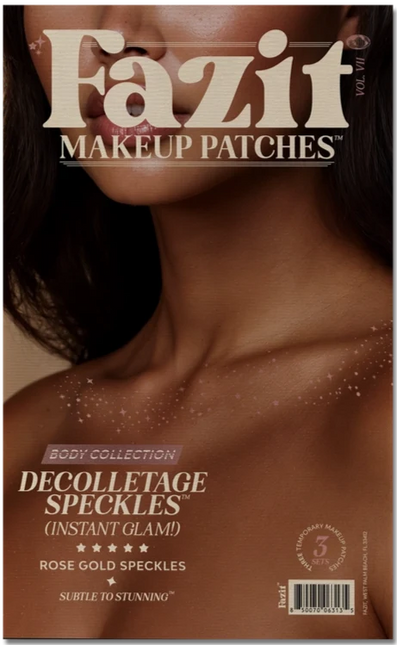 Fazit Rose Decolletage Glitter Makeup Patches