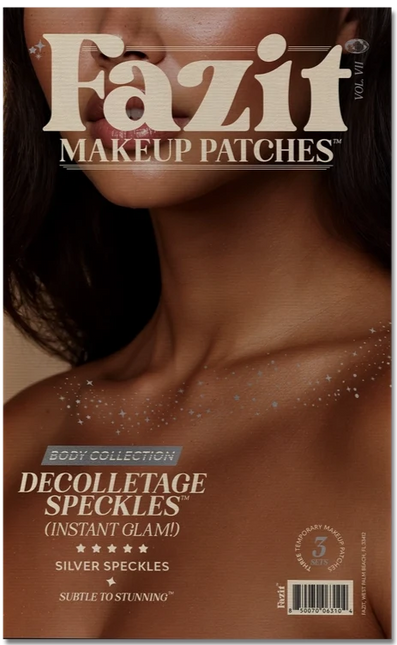 Fazit Silver Decolletage Glitter Makeup Patches
